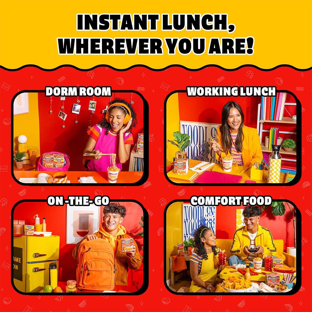 image:imageMaruchan Instant Lunch Ramen Noodles Hot amp Spicy Shrimp Flavor JapaneseStyle Instant Noodle Soup Easy Meal Ready in 3 Minutes 225 Oz 12 PackHot Spicy Beef