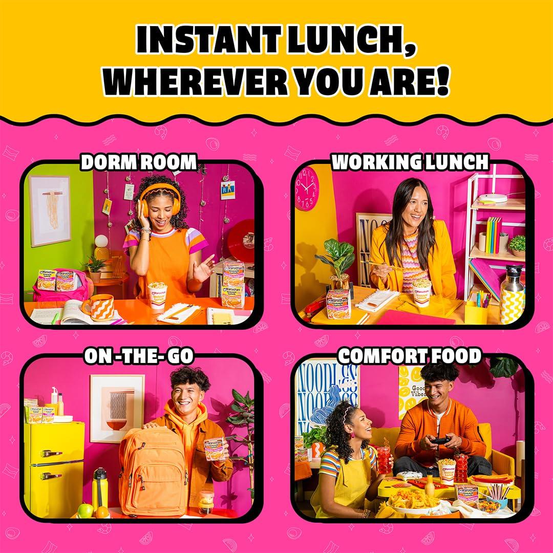 image:imageMaruchan Instant Lunch Ramen Noodles Hot amp Spicy Shrimp Flavor JapaneseStyle Instant Noodle Soup Easy Meal Ready in 3 Minutes 225 Oz 12 PackHot Spicy Shrimp