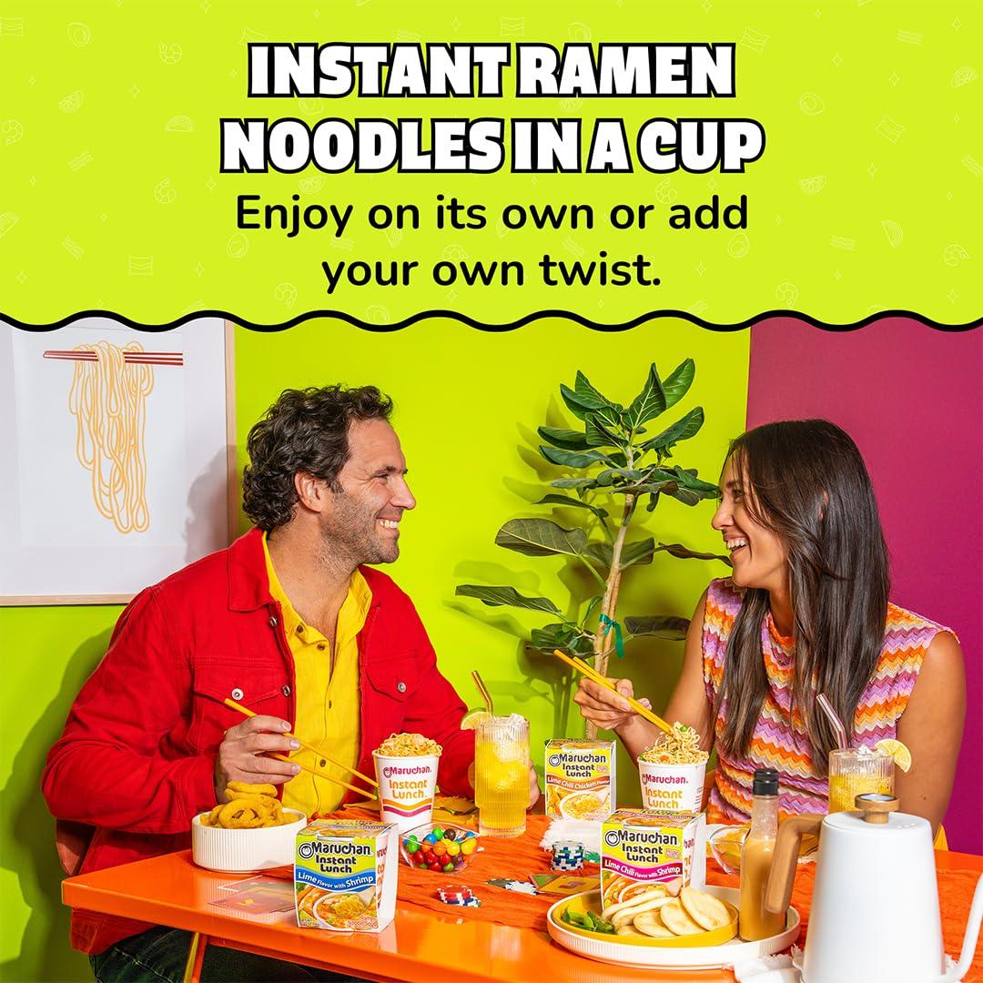 image:imageMaruchan Instant Lunch Ramen Noodles Hot amp Spicy Shrimp Flavor JapaneseStyle Instant Noodle Soup Easy Meal Ready in 3 Minutes 225 Oz 12 PackLime Chili Shrimp