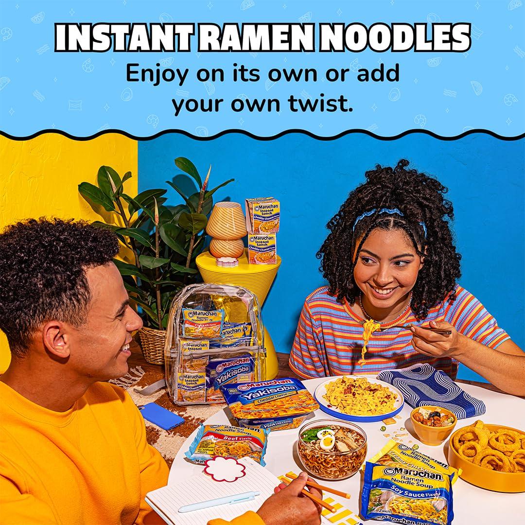 image:imageMaruchan Ramen Noodle Soup FIRE Spicy Beef Flavor JapaneseStyle Instant Noodles Quick amp Easy Meal for Kids Students amp Busy Families 3 Oz 22 PackLess Sodium Beef
