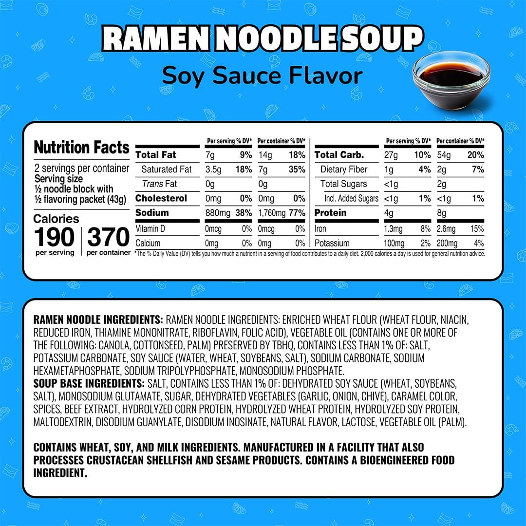 image:imageMaruchan Ramen Noodle Soup FIRE Spicy Beef Flavor JapaneseStyle Instant Noodles Quick amp Easy Meal for Kids Students amp Busy Families 3 Oz 22 PackSoy Sauce