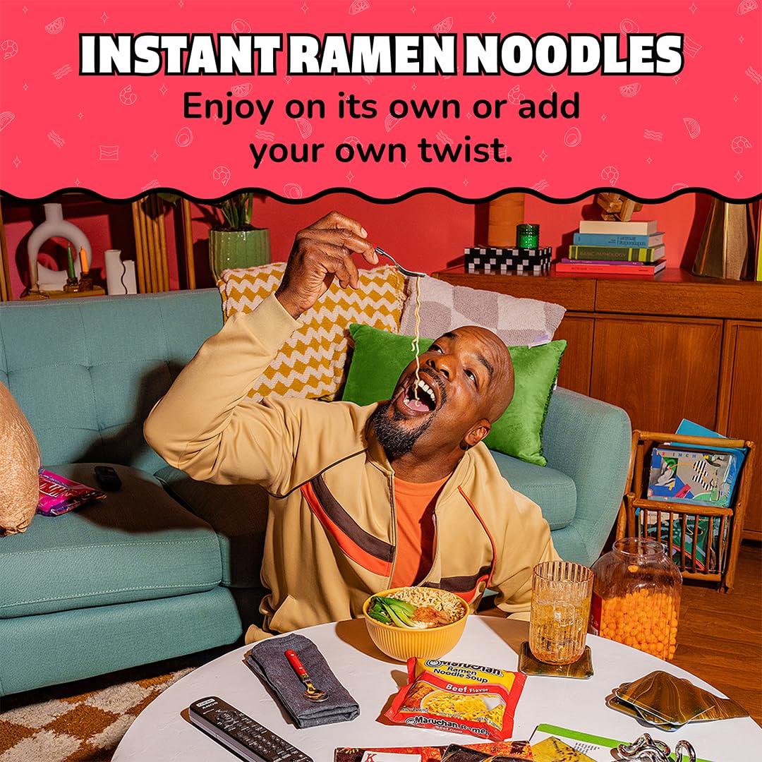image:imageMaruchan Ramen Noodle Soup FIRE Spicy Beef Flavor JapaneseStyle Instant Noodles Quick amp Easy Meal for Kids Students amp Busy Families 3 Oz 22 PackBeef