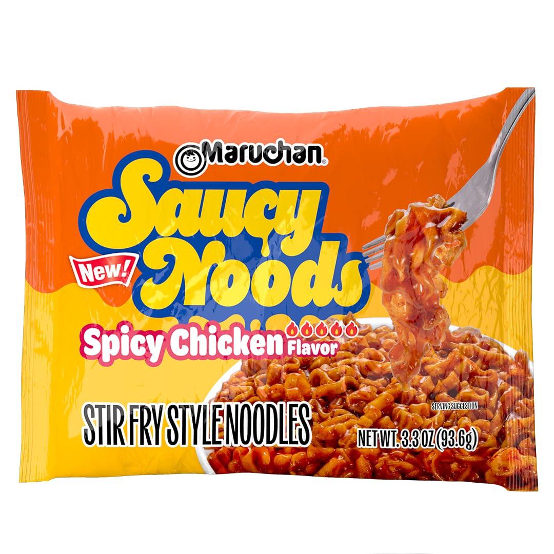 image:imageMaruchan Ramen Noodle Soup FIRE Spicy Beef Flavor JapaneseStyle Instant Noodles Quick amp Easy Meal for Kids Students amp Busy Families 3 Oz 22 PackSpicy Chicken