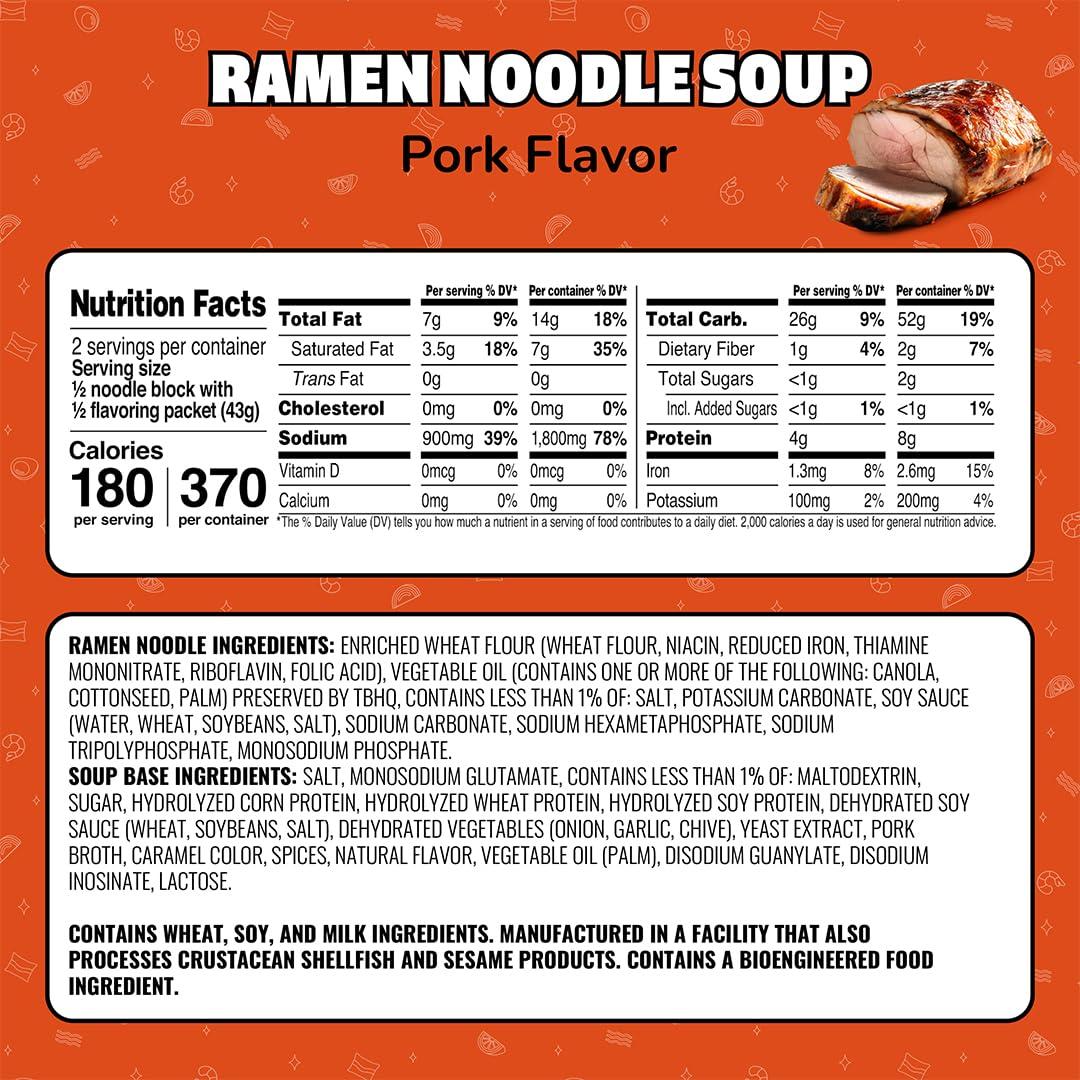 image:imageMaruchan Ramen Noodle Soup FIRE Spicy Beef Flavor JapaneseStyle Instant Noodles Quick amp Easy Meal for Kids Students amp Busy Families 3 Oz 22 PackPork