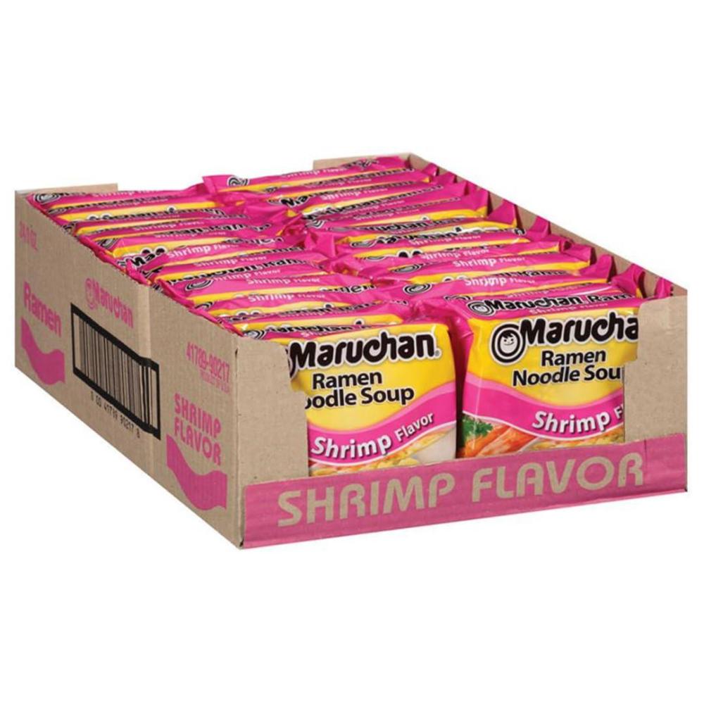 image:imageMaruchan Ramen Noodle Soup FIRE Spicy Beef Flavor JapaneseStyle Instant Noodles Quick amp Easy Meal for Kids Students amp Busy Families 3 Oz 22 PackShrimp