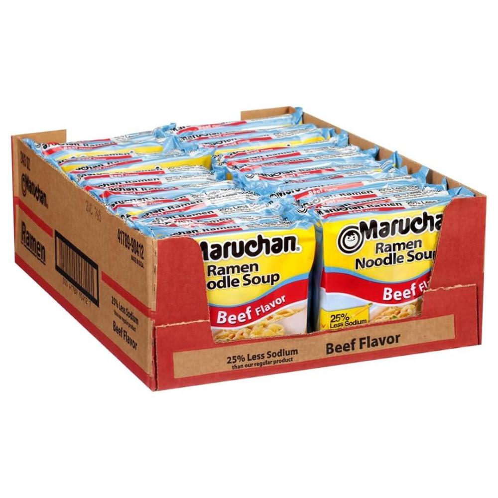 image:imageMaruchan Ramen Noodle Soup FIRE Spicy Beef Flavor JapaneseStyle Instant Noodles Quick amp Easy Meal for Kids Students amp Busy Families 3 Oz 22 PackLess Sodium Beef