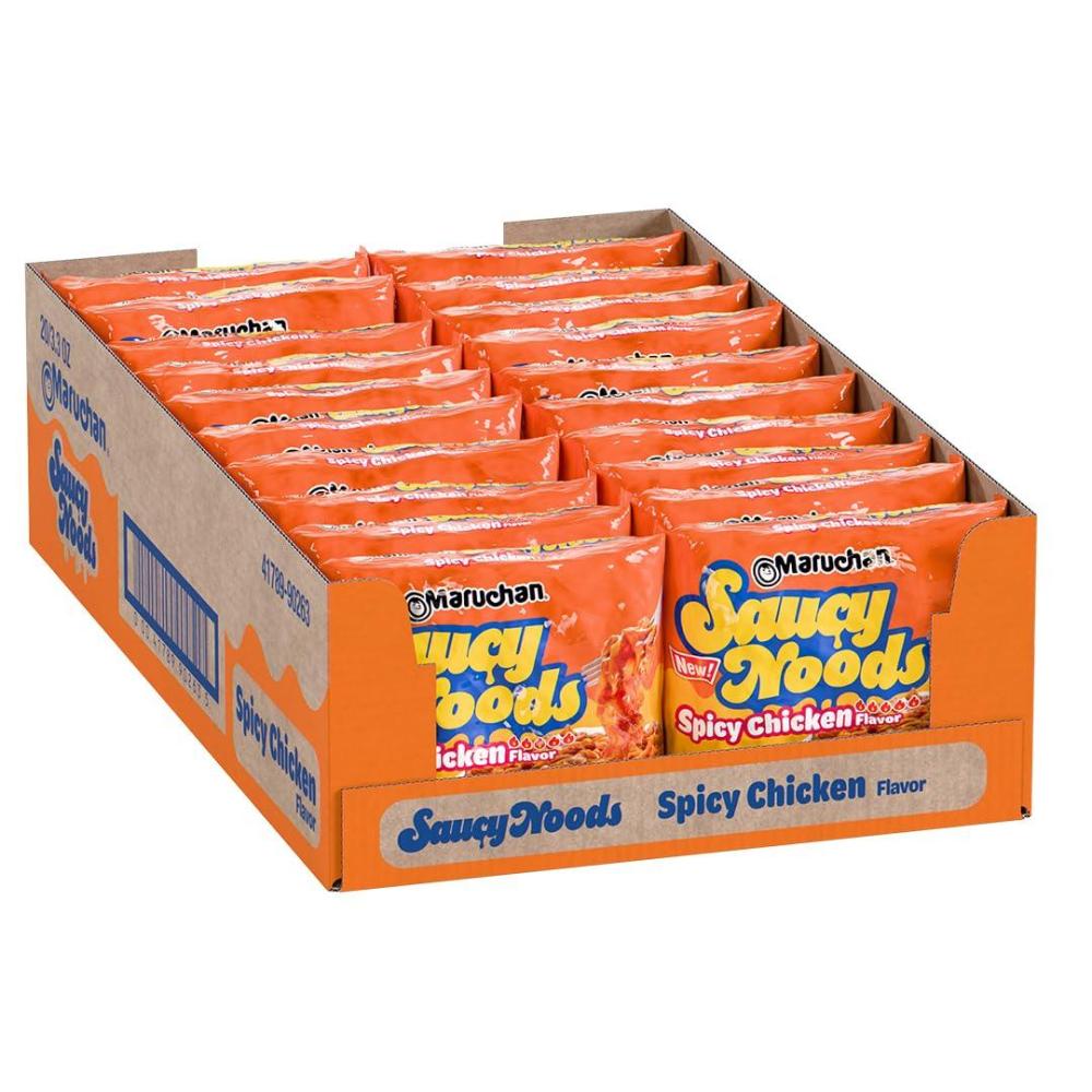 image:imageMaruchan Ramen Noodle Soup FIRE Spicy Beef Flavor JapaneseStyle Instant Noodles Quick amp Easy Meal for Kids Students amp Busy Families 3 Oz 22 PackSpicy Chicken