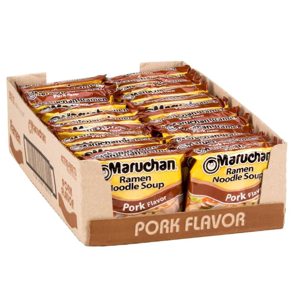 image:imageMaruchan Ramen Noodle Soup FIRE Spicy Beef Flavor JapaneseStyle Instant Noodles Quick amp Easy Meal for Kids Students amp Busy Families 3 Oz 22 PackPork
