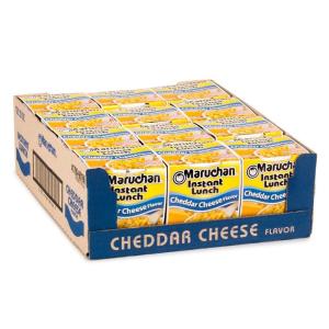 image:imageMaruchan Instant Lunch Ramen Noodles Hot amp Spicy Shrimp Flavor  JapaneseStyle Instant Noodle Soup Easy Meal Ready in 3 Minutes  225 Oz 12 PackCheddar Cheese