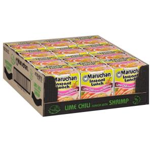 image:imageMaruchan Instant Lunch Ramen Noodles Hot amp Spicy Shrimp Flavor  JapaneseStyle Instant Noodle Soup Easy Meal Ready in 3 Minutes  225 Oz 12 PackLime Chili Shrimp