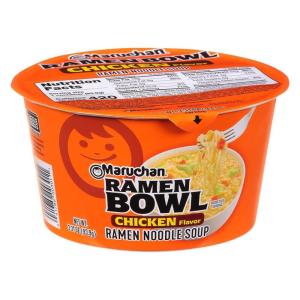 image:imageMaruchan Ramen Bowl Hot amp Spicy Shrimp Flavor  JapaneseStyle Instant Noodle Soup Microwaveable Easy Meal for Busy Families  339 Oz 6 PackChicken