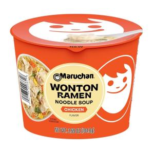 image:imageMaruchan Ramen Bowl Hot amp Spicy Shrimp Flavor  JapaneseStyle Instant Noodle Soup Microwaveable Easy Meal for Busy Families  339 Oz 6 PackChicken Wonton