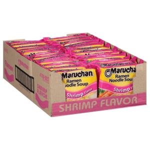 image:imageMaruchan Ramen Noodle Soup FIRE Spicy Beef Flavor  JapaneseStyle Instant Noodles Quick amp Easy Meal for Kids Students amp Busy Families  3 Oz 22 PackShrimp