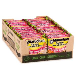 image:imageMaruchan Ramen Noodle Soup FIRE Spicy Beef Flavor  JapaneseStyle Instant Noodles Quick amp Easy Meal for Kids Students amp Busy Families  3 Oz 22 PackLime Chili Shrimp