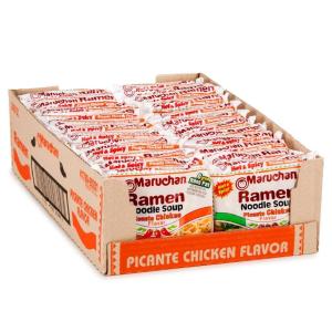 image:imageMaruchan Ramen Noodle Soup FIRE Spicy Beef Flavor  JapaneseStyle Instant Noodles Quick amp Easy Meal for Kids Students amp Busy Families  3 Oz 22 PackPicante Chicken