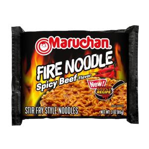 image:imageMaruchan Ramen Noodle Soup FIRE Spicy Beef Flavor  JapaneseStyle Instant Noodles Quick amp Easy Meal for Kids Students amp Busy Families  3 Oz 22 PackFire Spicy Beef