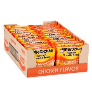 image:imageMaruchan Ramen Noodle Soup FIRE Spicy Beef Flavor  JapaneseStyle Instant Noodles Quick amp Easy Meal for Kids Students amp Busy Families  3 Oz 22 PackChicken