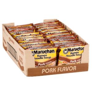 image:imageMaruchan Ramen Noodle Soup FIRE Spicy Beef Flavor  JapaneseStyle Instant Noodles Quick amp Easy Meal for Kids Students amp Busy Families  3 Oz 22 PackPork