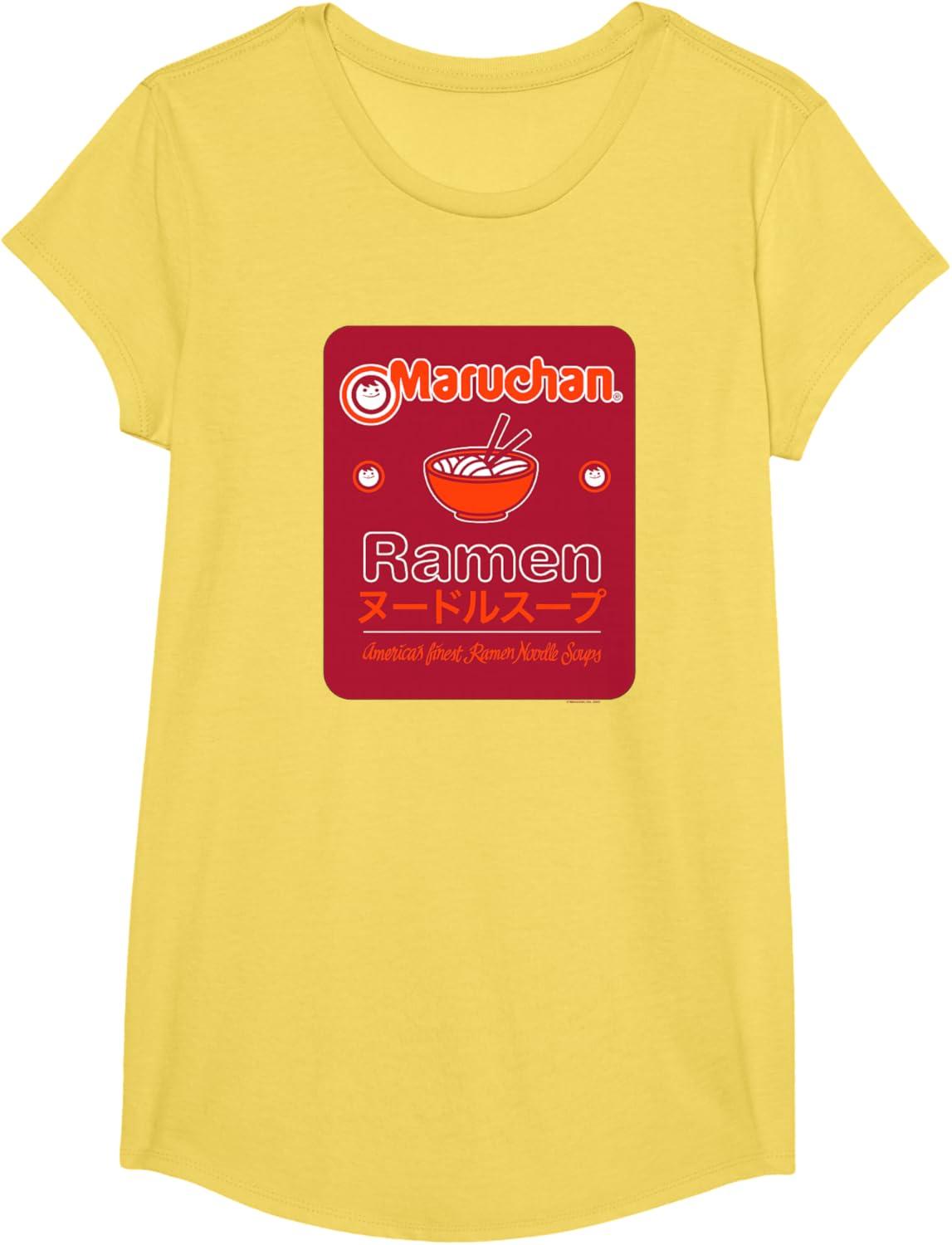 image:imageMaruchan Americans Finest Ramen Noodle Soup Card Logo TShirtLemon Yellow