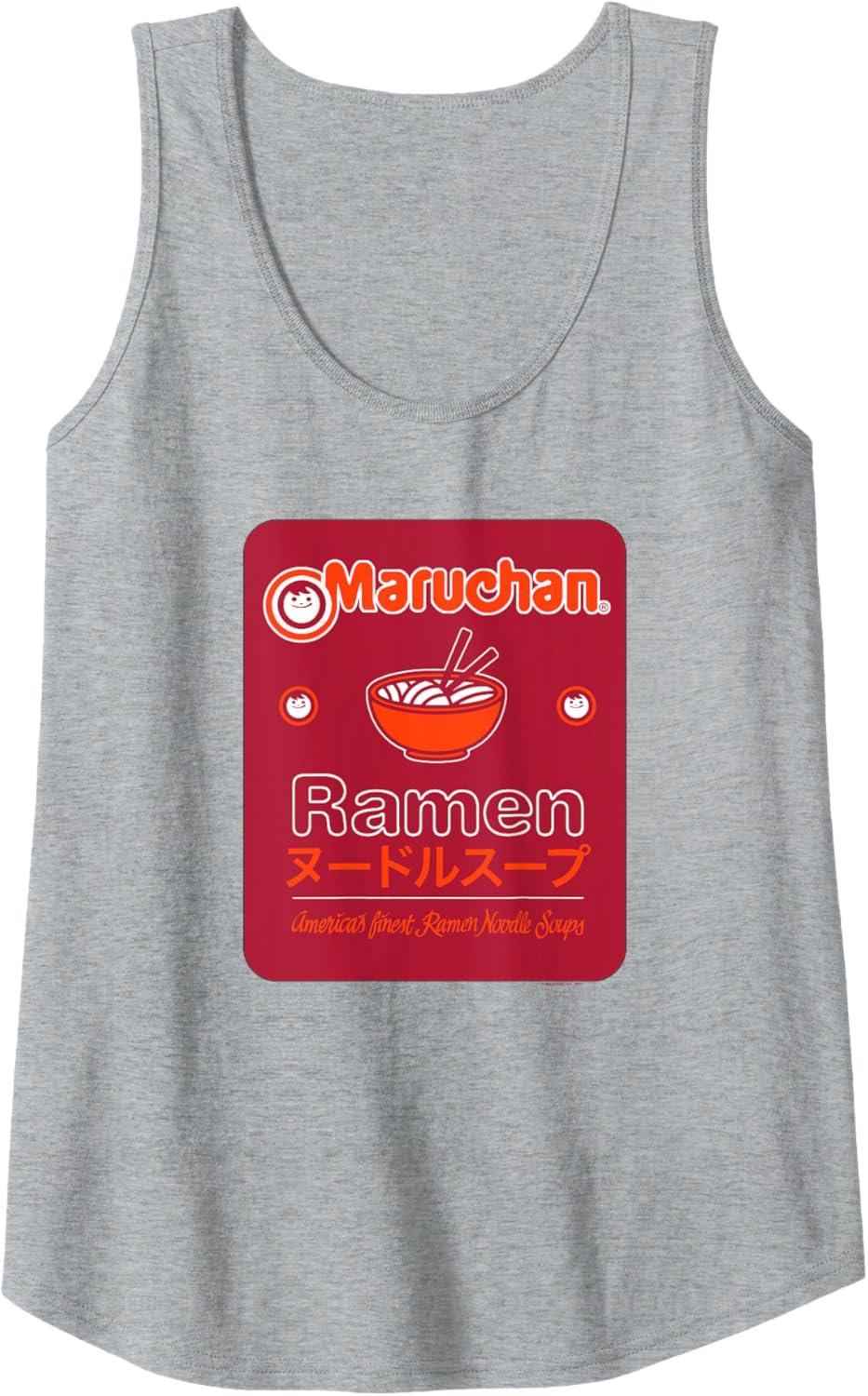 image:imageMaruchan Americans Finest Ramen Noodle Soup Card Logo Tank TopHeather Grey