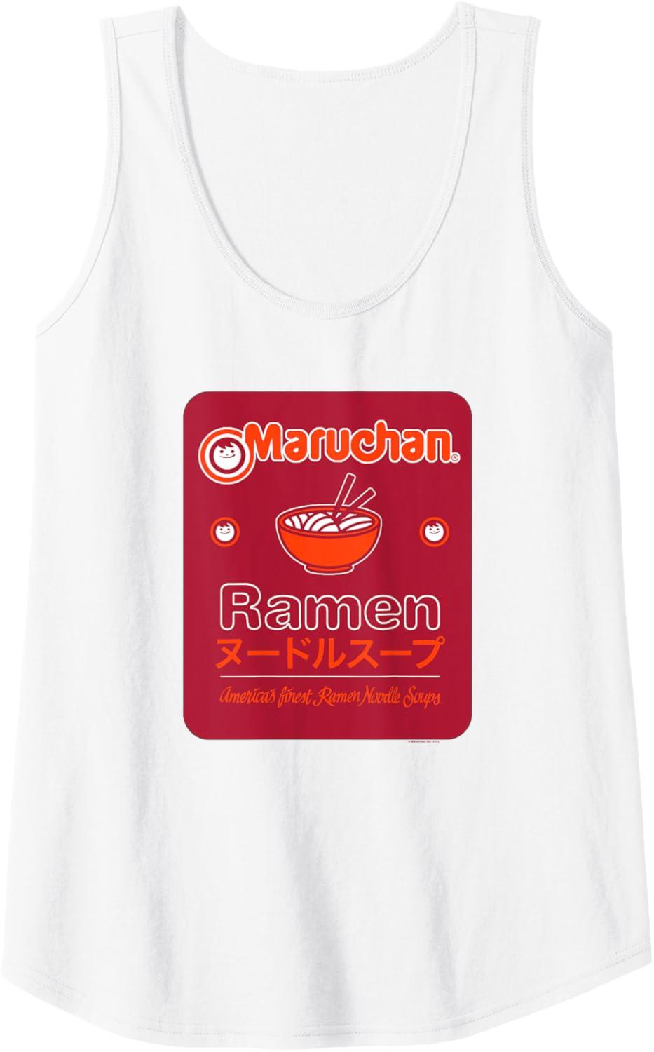 image:imageMaruchan Americans Finest Ramen Noodle Soup Card Logo Tank TopWhite