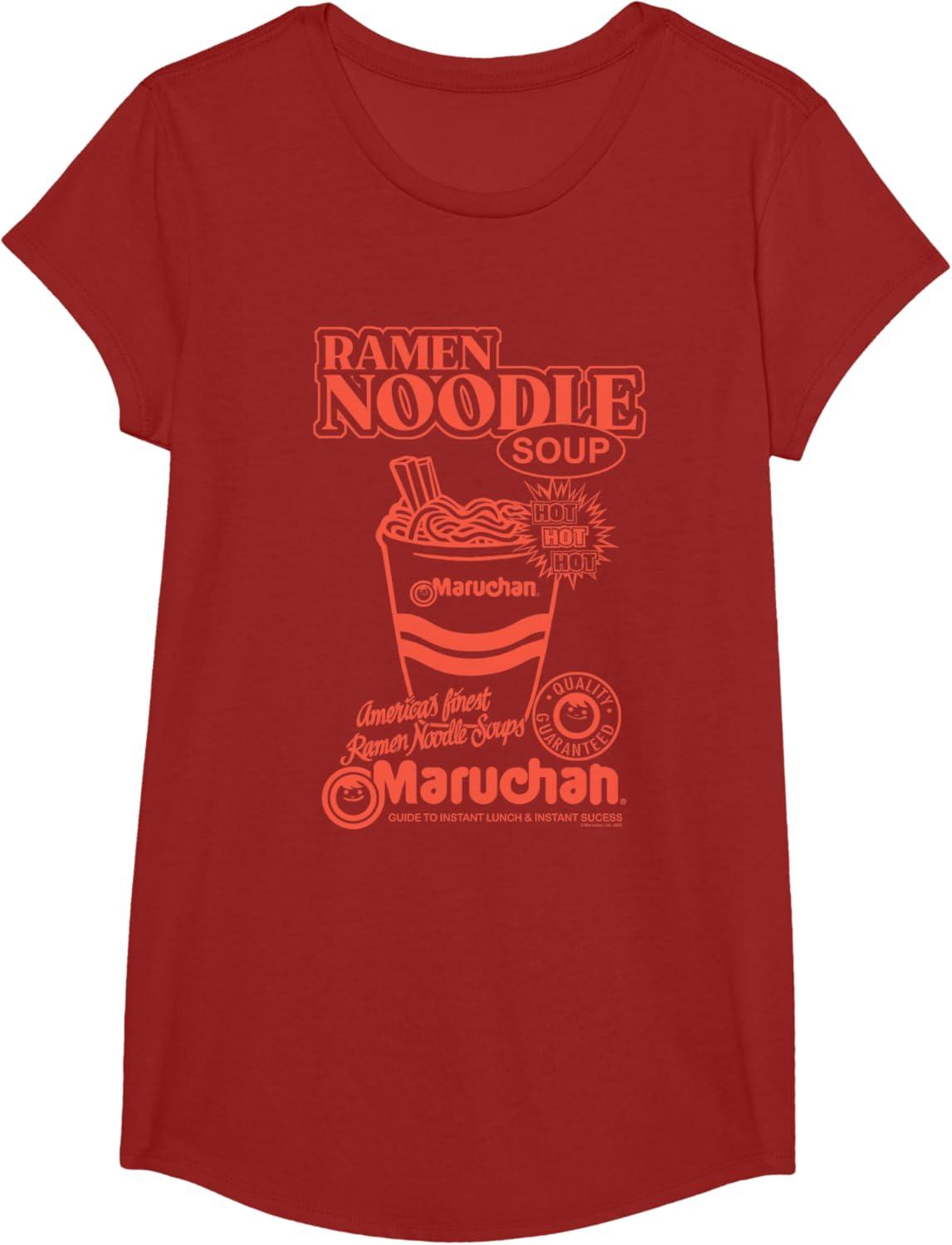 image:imageMaruchan Americas Finest Ramen Noodle Soups Promotional TShirtCranberry Red
