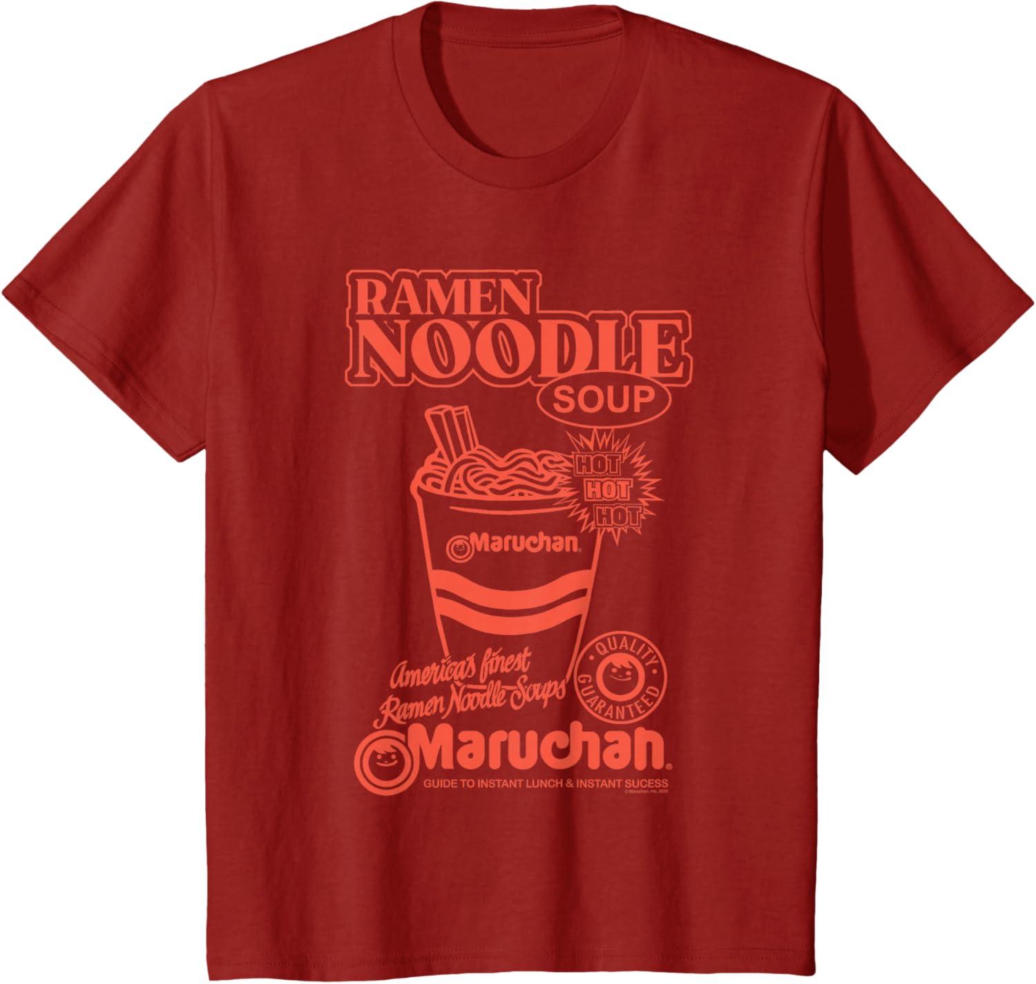 image:imageMaruchan Americas Finest Ramen Noodle Soups Promotional TShirtCranberry Red