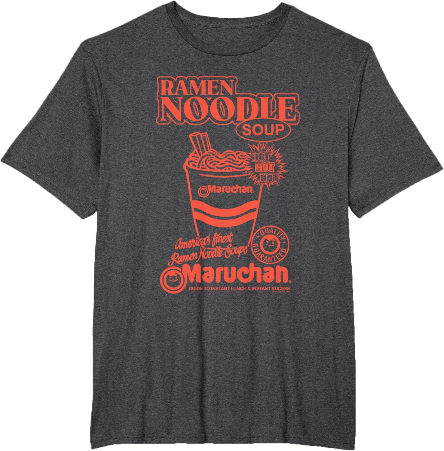 image:imageMaruchan Americas Finest Ramen Noodle Soups Promotional TShirtDark Heather Grey