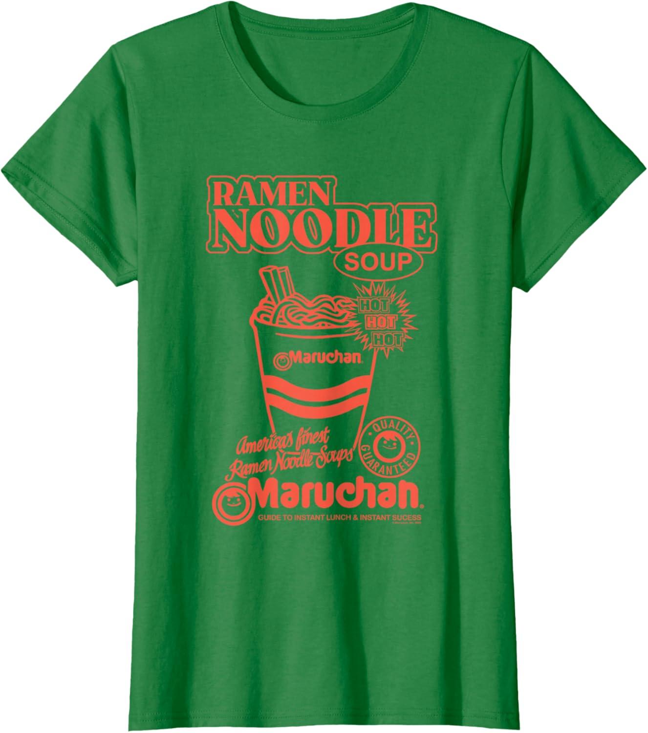 image:imageMaruchan Americas Finest Ramen Noodle Soups Promotional TShirtKelly Green