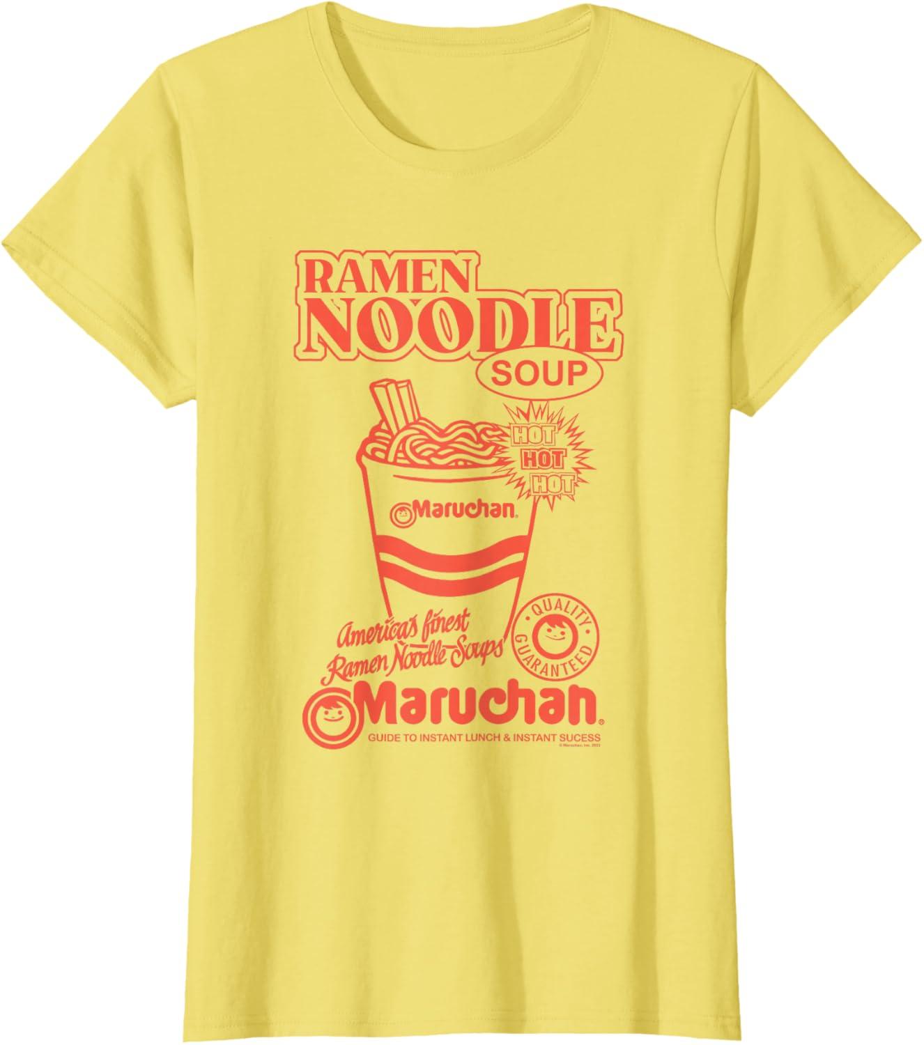 image:imageMaruchan Americas Finest Ramen Noodle Soups Promotional TShirtLemon Yellow
