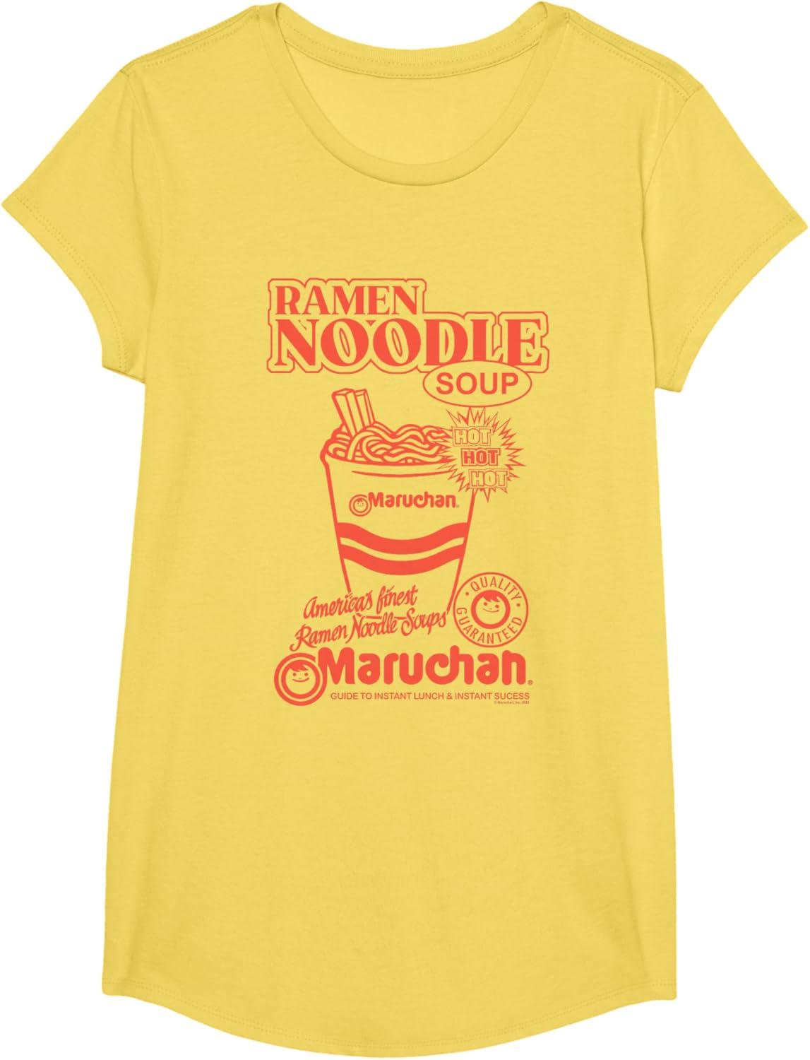 image:imageMaruchan Americas Finest Ramen Noodle Soups Promotional TShirtLemon Yellow