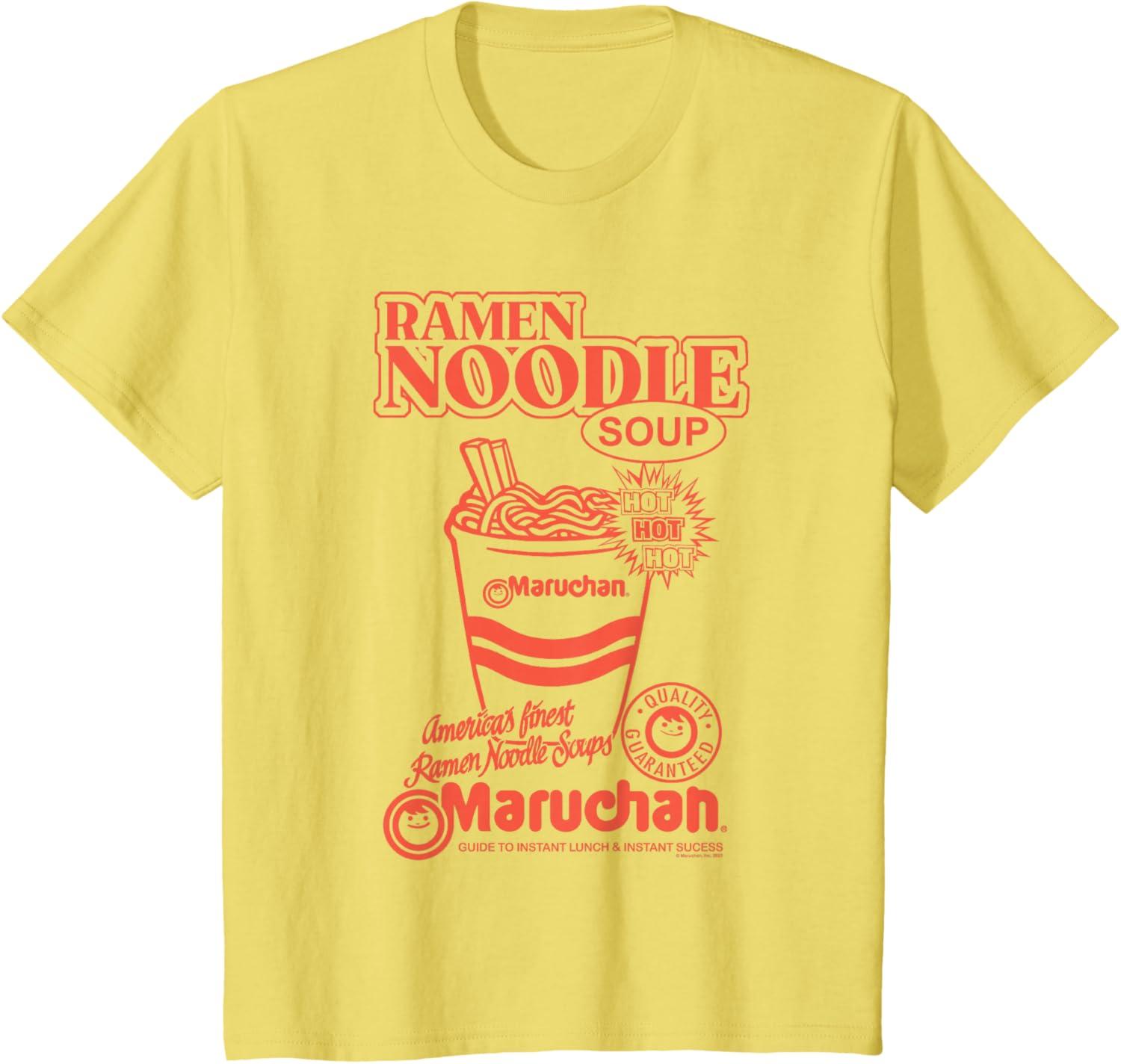 image:imageMaruchan Americas Finest Ramen Noodle Soups Promotional TShirtLemon Yellow