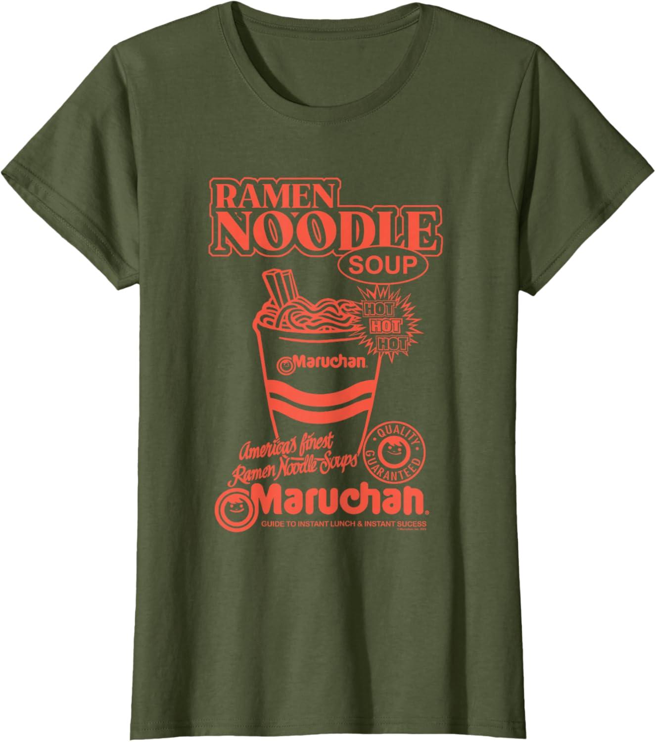 image:imageMaruchan Americas Finest Ramen Noodle Soups Promotional TShirtOlive Green
