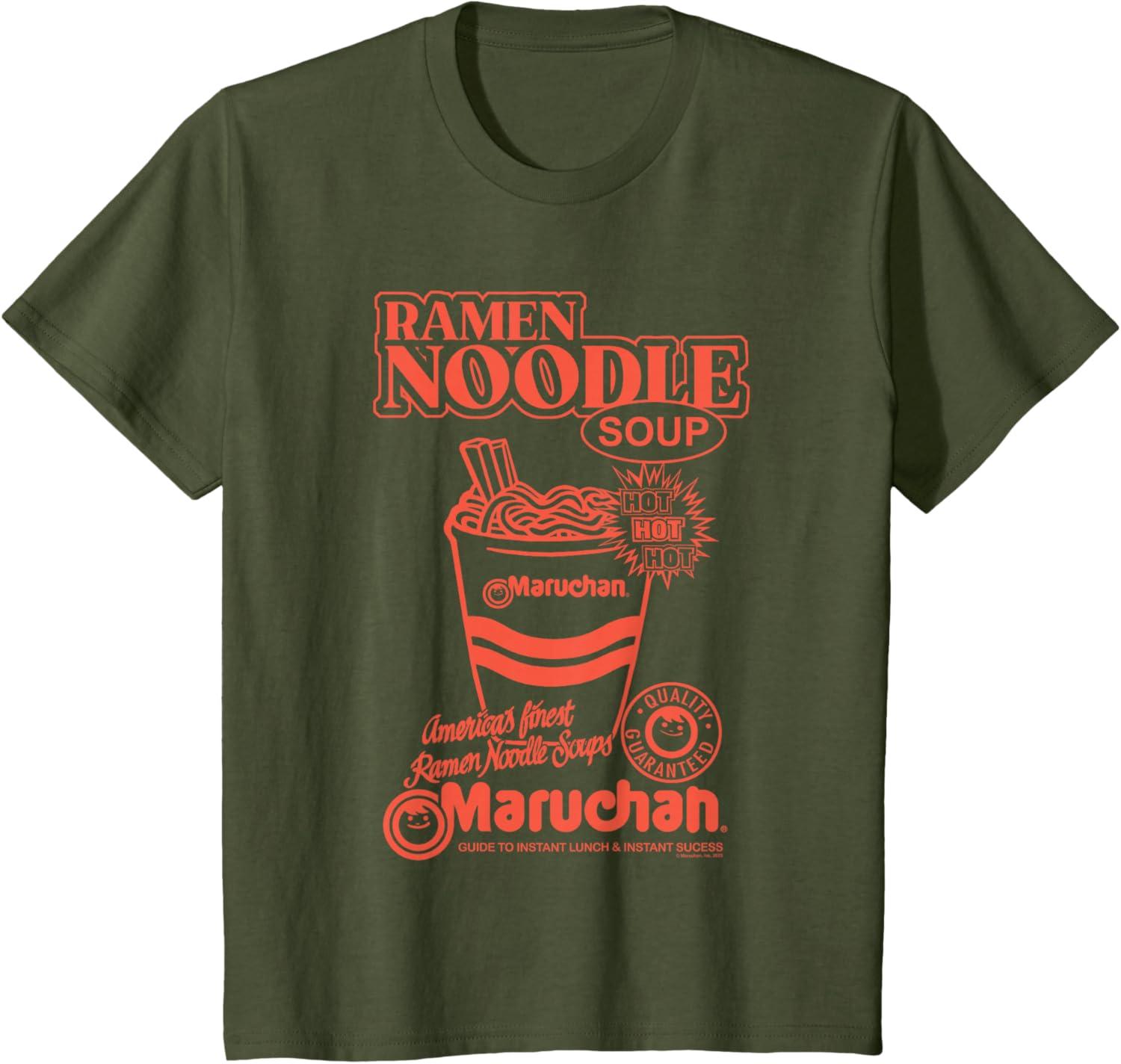 image:imageMaruchan Americas Finest Ramen Noodle Soups Promotional TShirtOlive Green