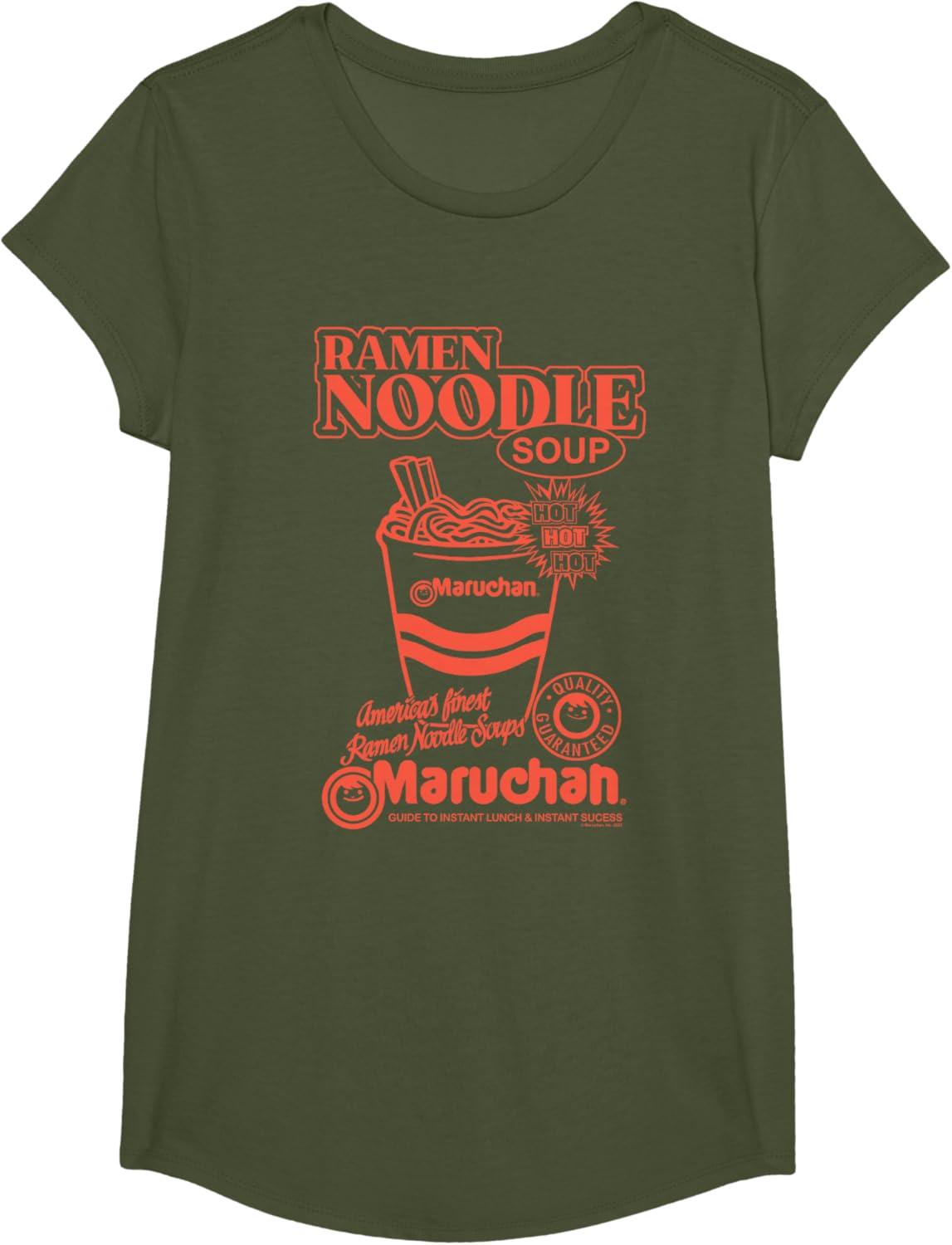 image:imageMaruchan Americas Finest Ramen Noodle Soups Promotional TShirtOlive Green