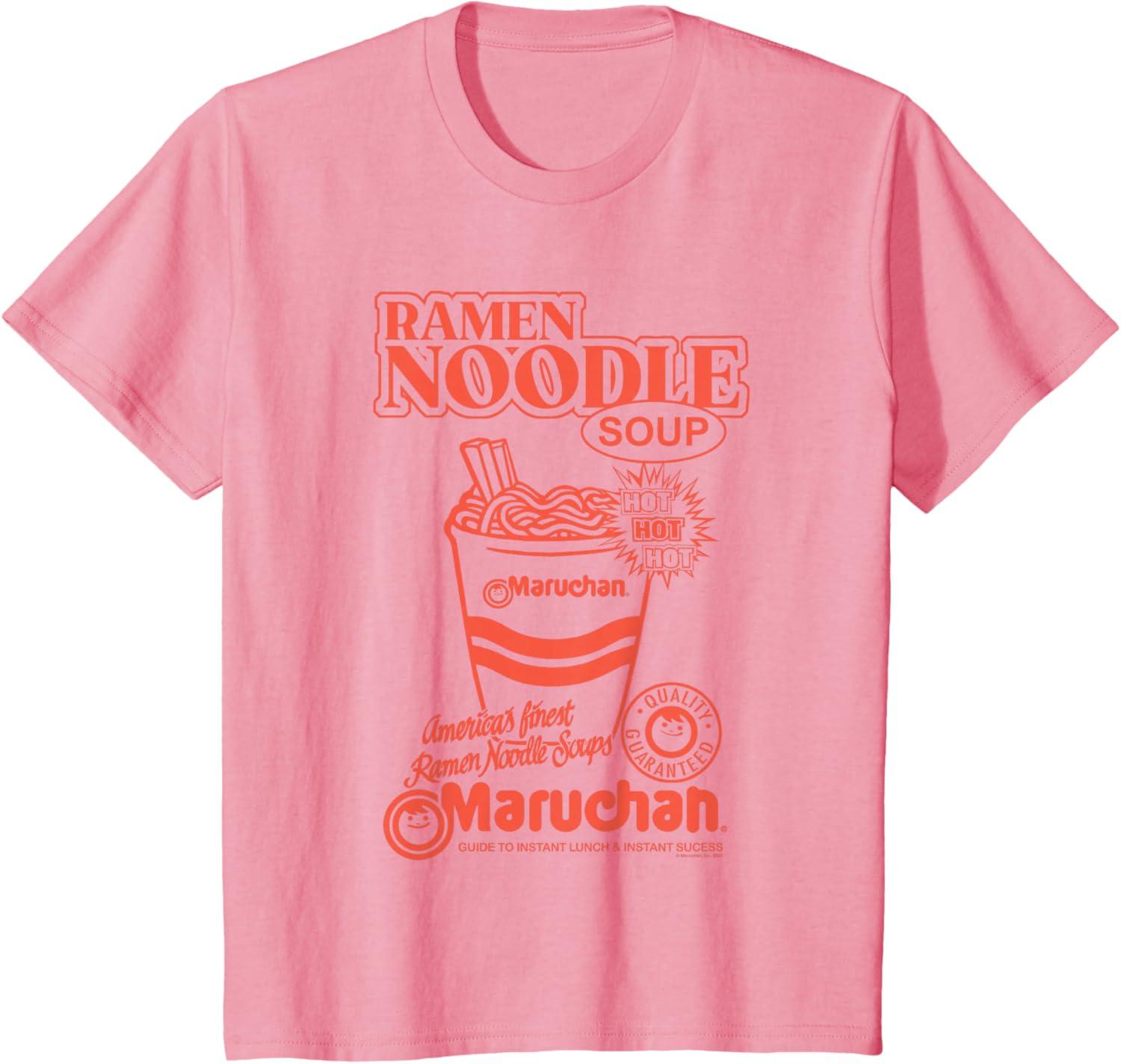 image:imageMaruchan Americas Finest Ramen Noodle Soups Promotional TShirtPink