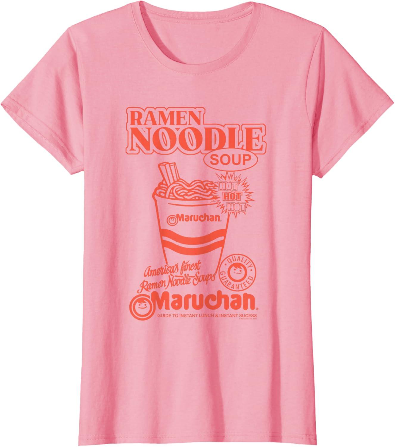 image:imageMaruchan Americas Finest Ramen Noodle Soups Promotional TShirtPink