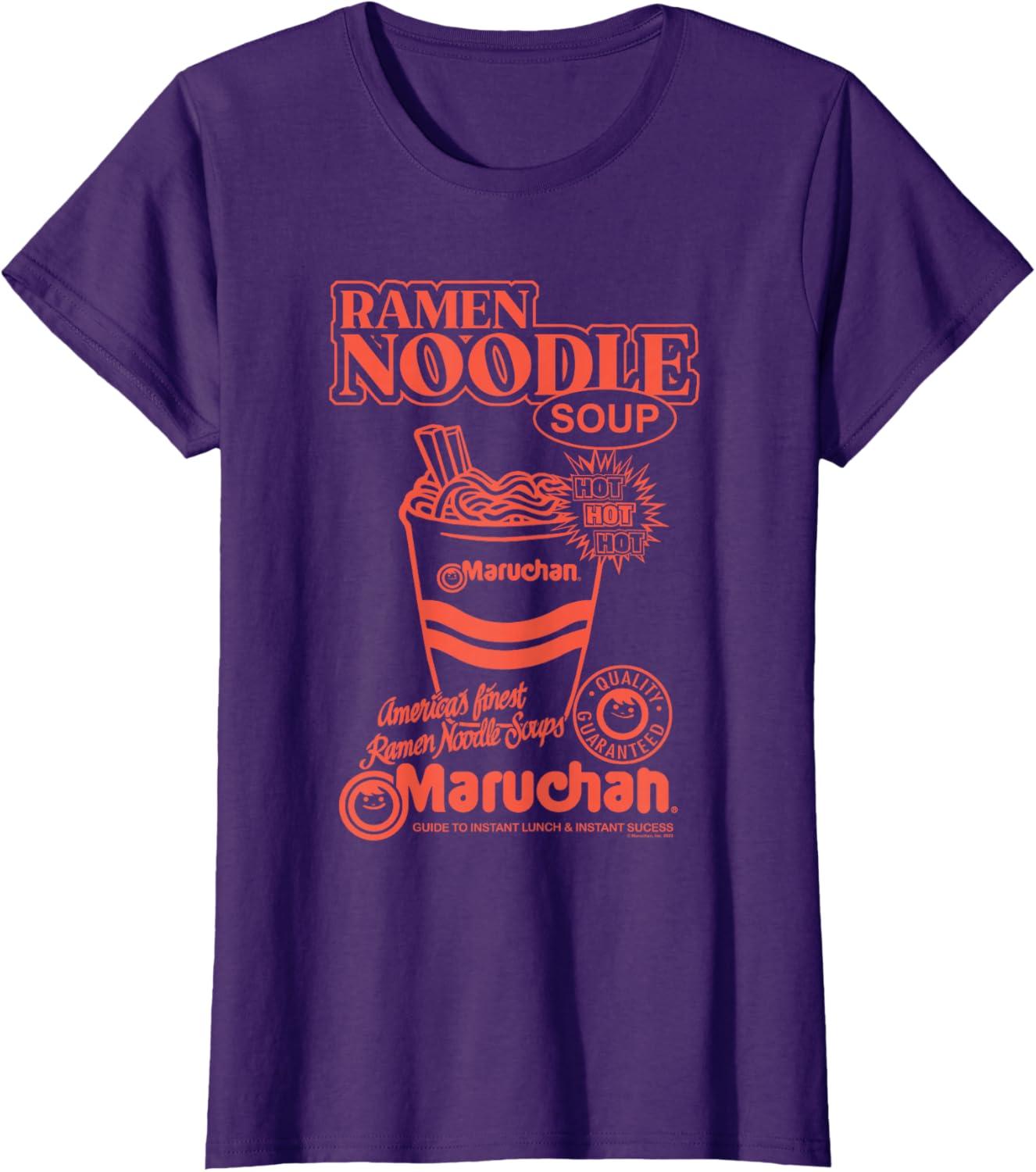 image:imageMaruchan Americas Finest Ramen Noodle Soups Promotional TShirtPurple