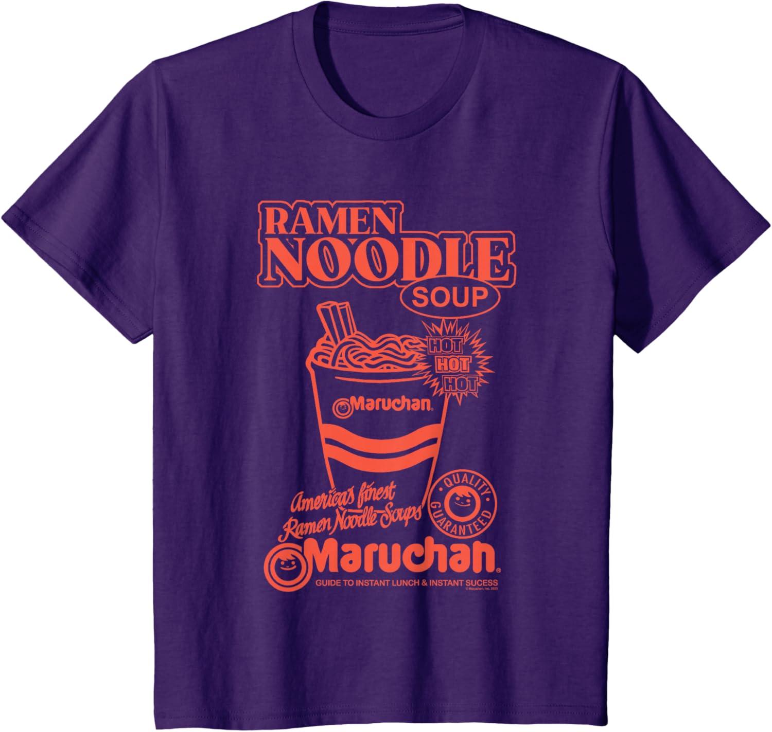 image:imageMaruchan Americas Finest Ramen Noodle Soups Promotional TShirtPurple