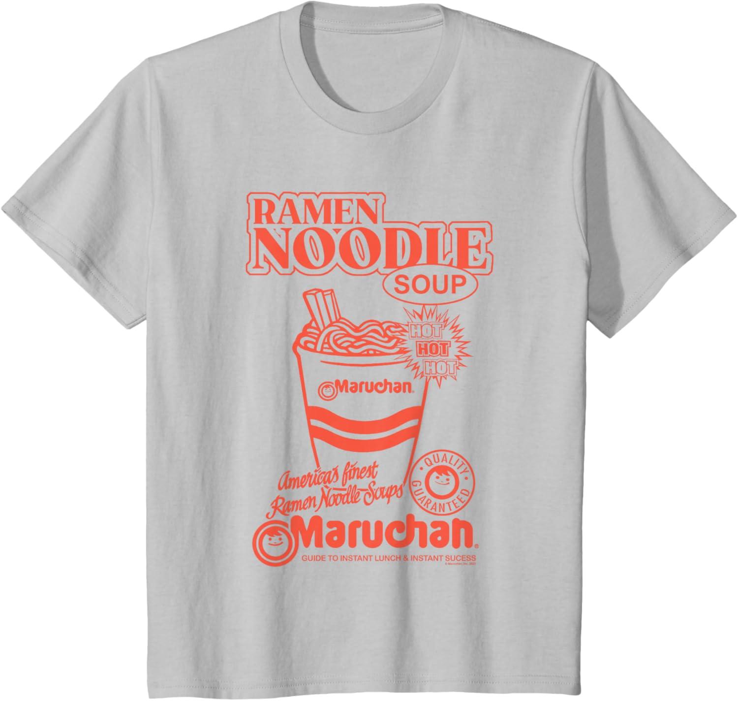 image:imageMaruchan Americas Finest Ramen Noodle Soups Promotional TShirtSilver Grey