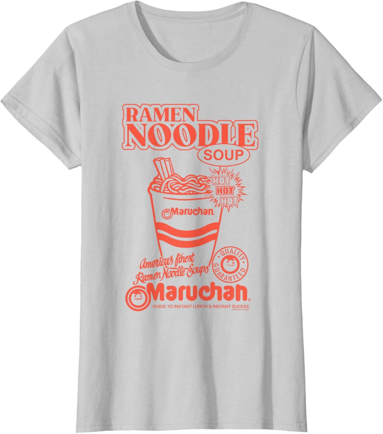 image:imageMaruchan Americas Finest Ramen Noodle Soups Promotional TShirtSilver Grey