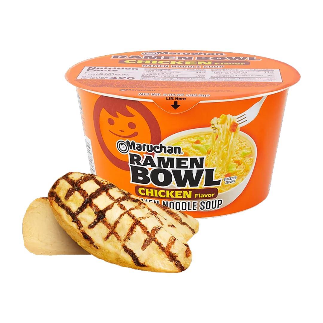 image:imageMaruchan Bowl Hot amp Spicy Chicken Flavor Ramen Noodles With Vegetables 332 Oz331 Ounce Pack of 6