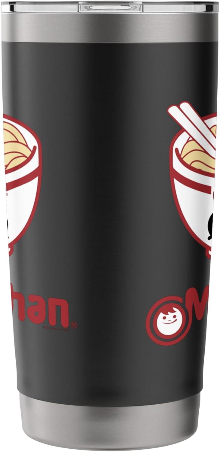 image:imageMaruchan Cute Noodle Bowl Face Logo Stainless Steel Insulated TumblerBlack