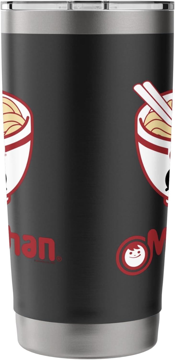 image:imageMaruchan Cute Noodle Bowl Face Logo Stainless Steel Insulated TumblerBlack