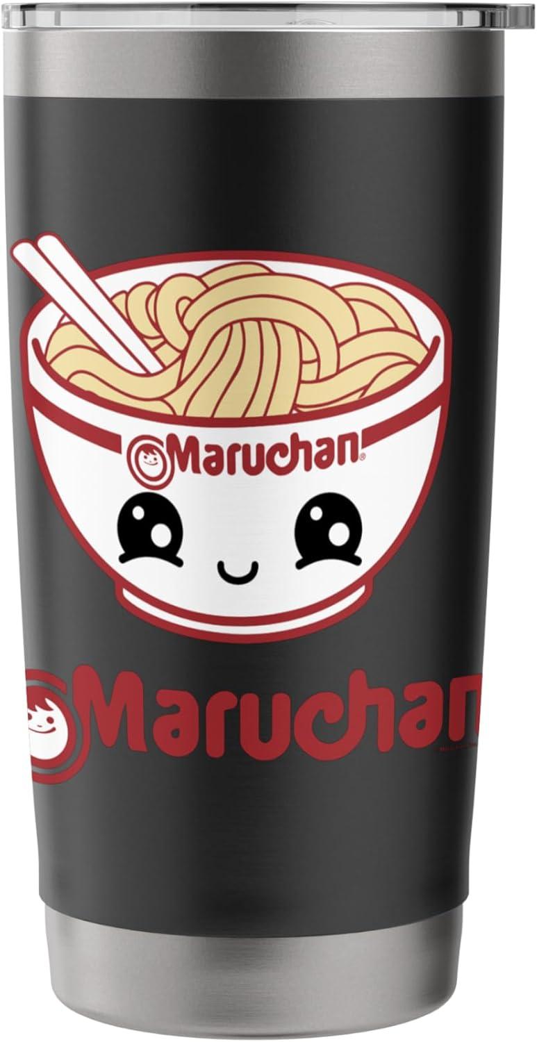 image:imageMaruchan Cute Noodle Bowl Face Logo Stainless Steel Insulated TumblerBlack