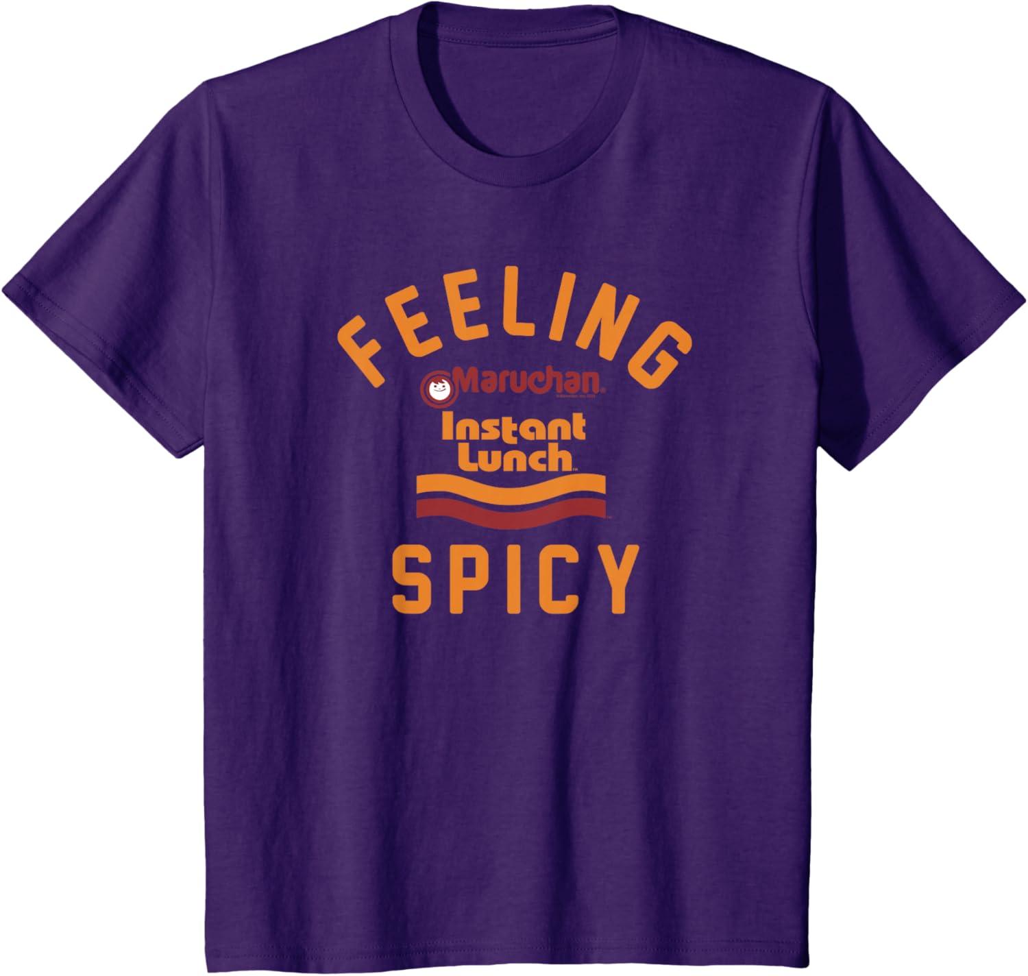image:imageMaruchan Feeling Spicy Instant Lunch Logo TShirtPurple
