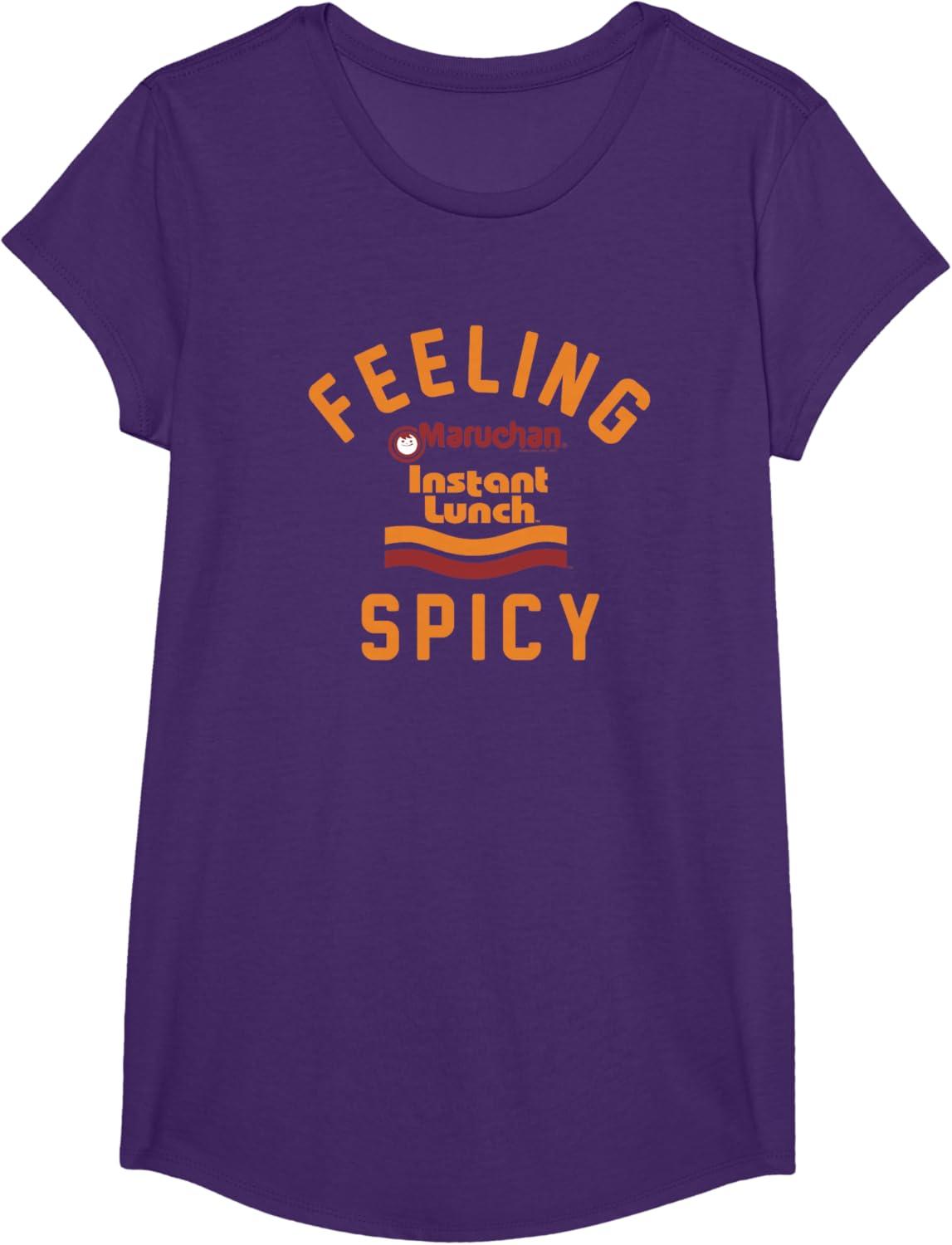 image:imageMaruchan Feeling Spicy Instant Lunch Logo TShirtPurple