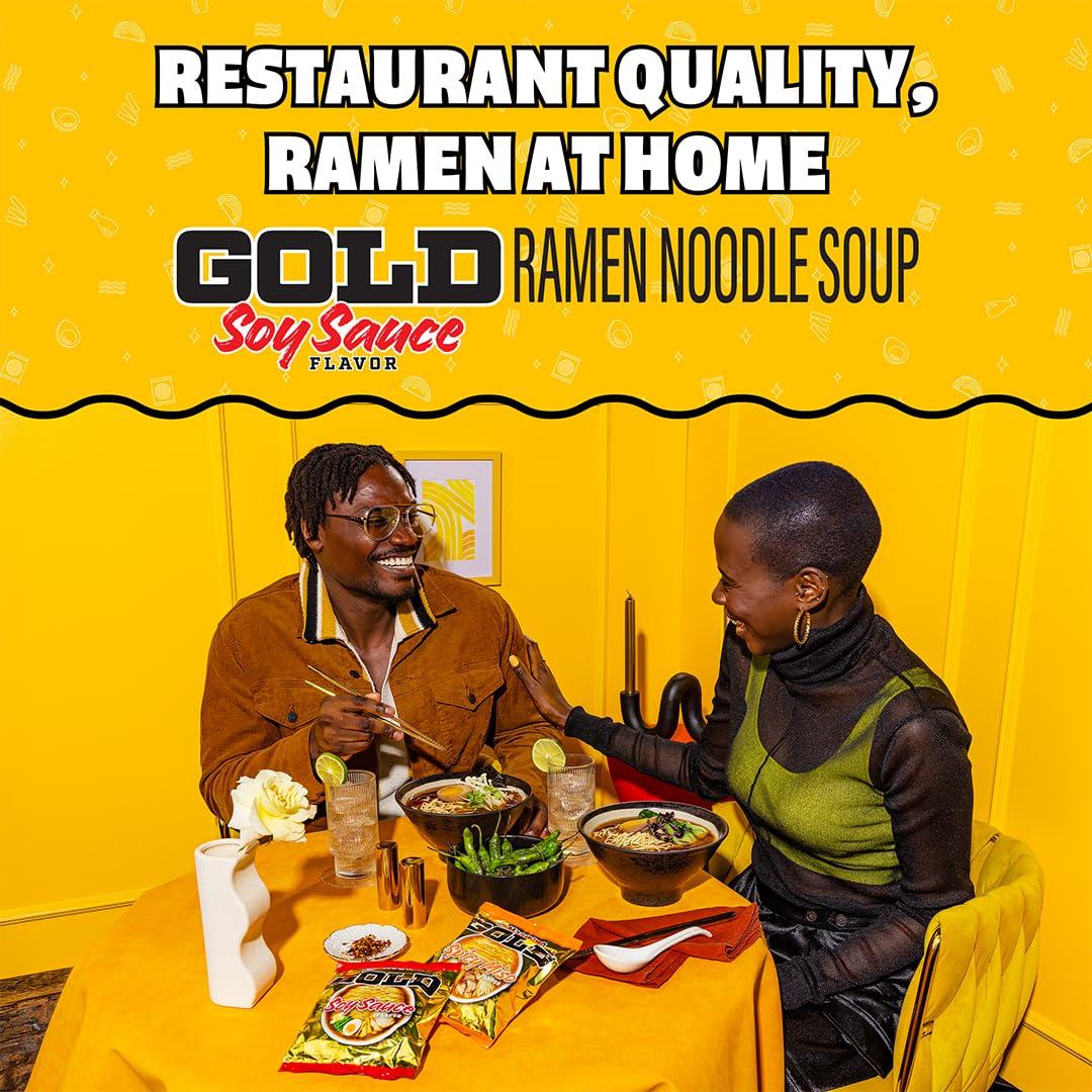 image:imageMaruchan Gold Ramen Noodle Soup Spicy Miso Flavor Restaurant Quality JapaneseStyle Instant Noodles Quick amp Easy Meal 421 Oz 5 PackSoy Sauce
