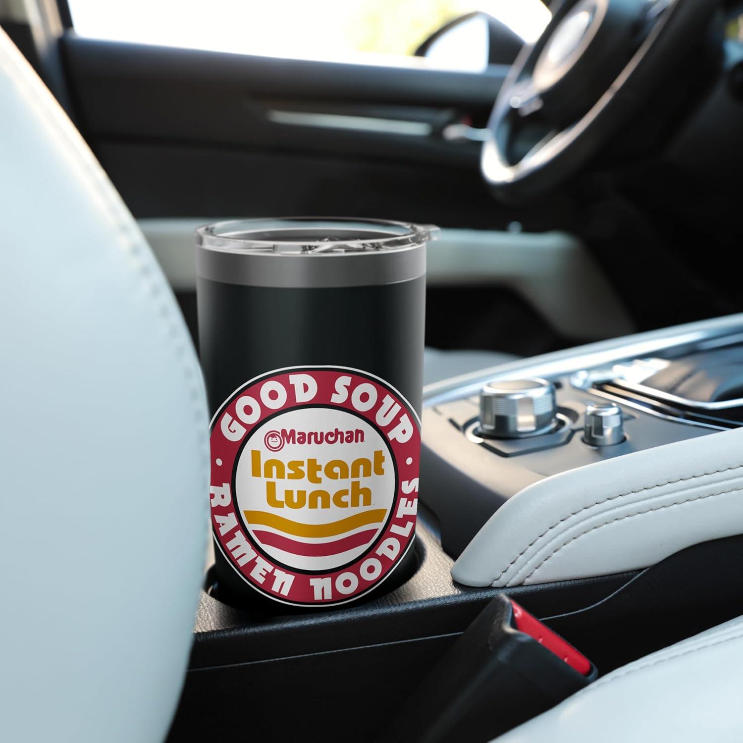 image:imageMaruchan Good Soup Ramen Noodles Logo Stainless Steel Insulated TumblerBlack