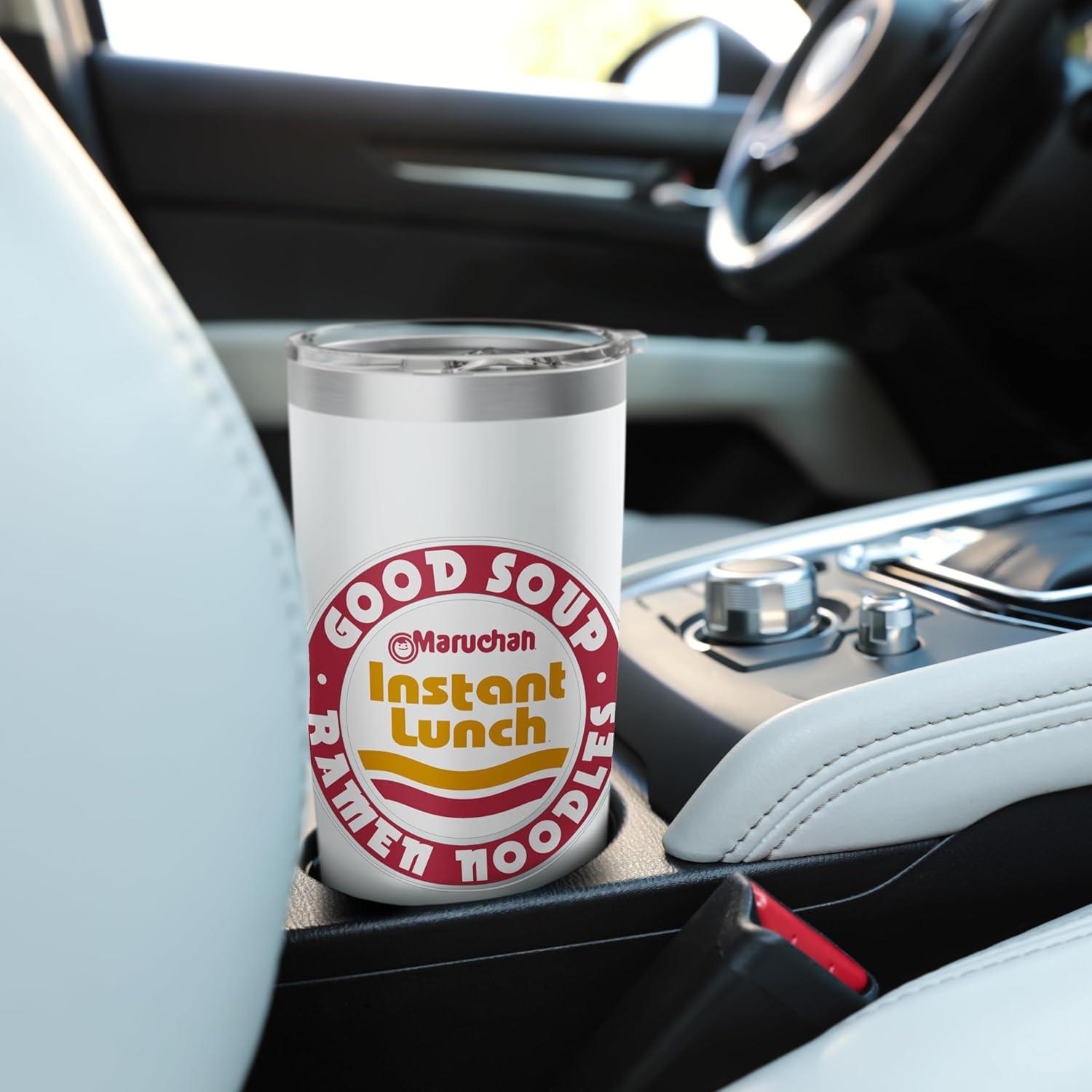 image:imageMaruchan Good Soup Ramen Noodles Logo Stainless Steel Insulated TumblerWhite